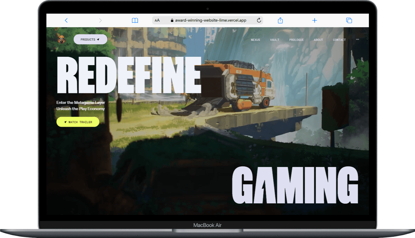 Award Winning Website